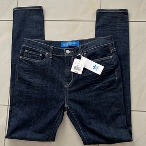 Adidas Originals Women’s Skinny Fit Dark Blue Denim Jeans